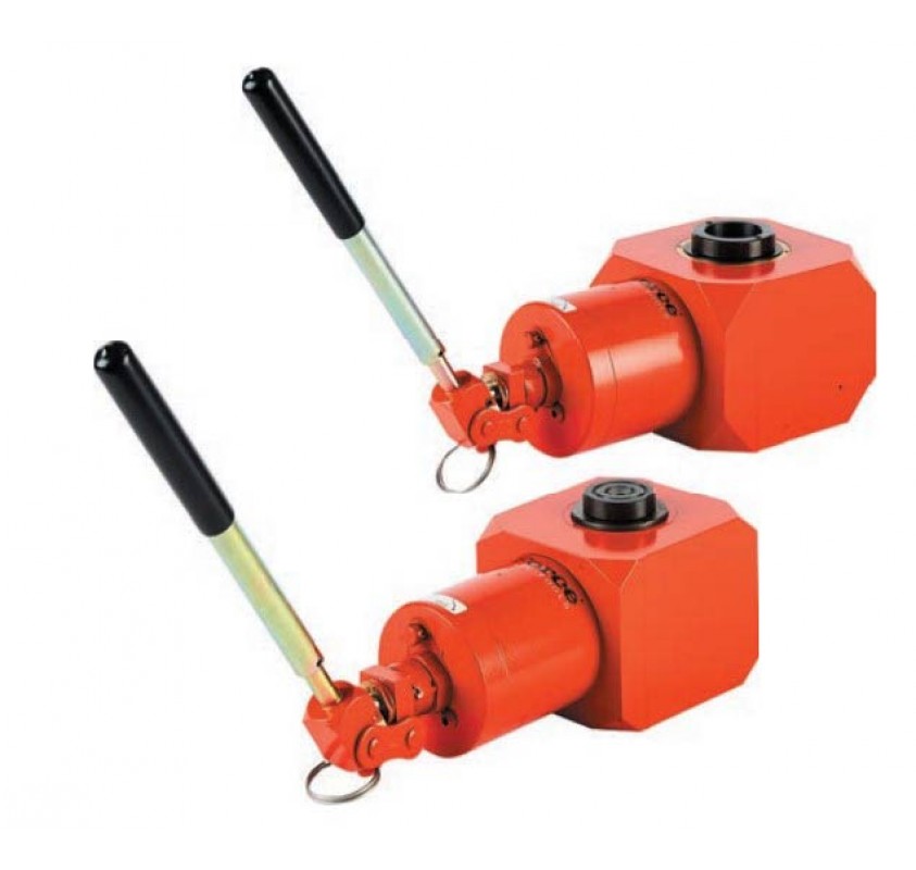 Compact hydraulic shop car jack